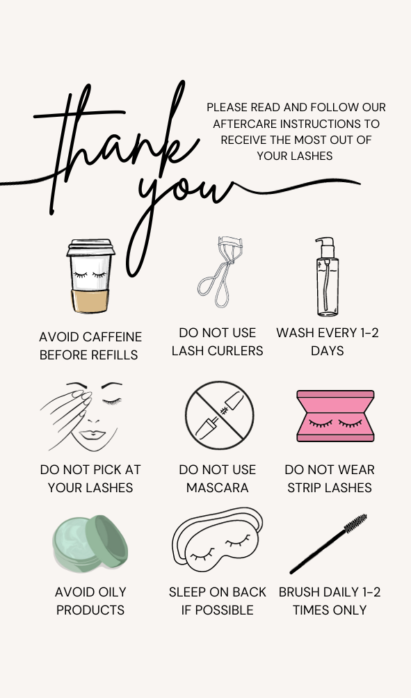 Aftercare Card Canva Template