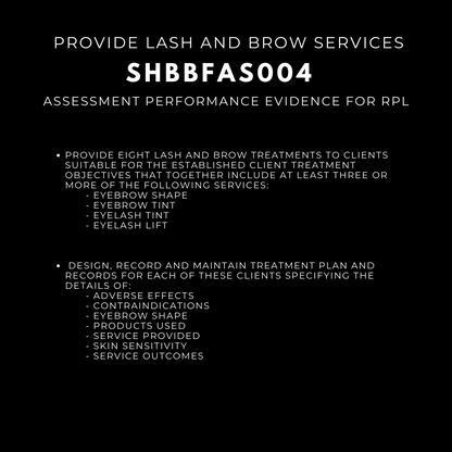 Recognised Prior Learning - Become a Nationally Accredited Lash Artist