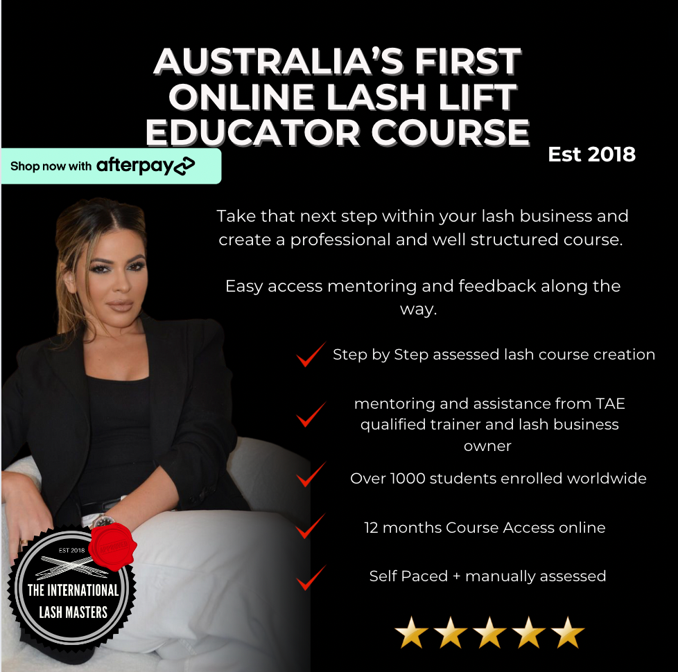 Lash Lift Educator Course - Create your own Lash Lift Course